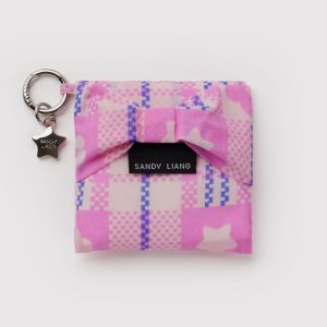 Baby Bow Baggu - Market Plaid Pink