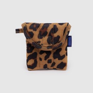Puffy Earbuds Case - Leopard