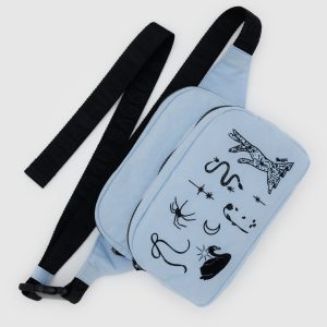 Fanny Pack - Embroidered Ballet Icons