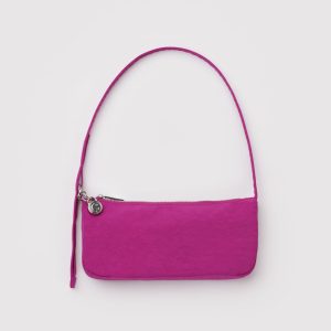 Nylon Pochette - Deep Fuchsia