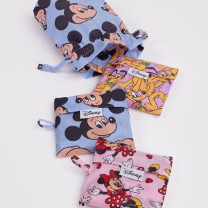Standard Baggu Set of 3 - Mickey. Minnie & Pluto