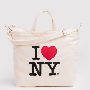 Horizontal Zip Duck Bag - I Love NY