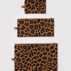 Flat Pouch Set - Leopard