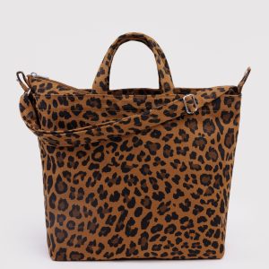 Horizontal Zip Duck Bag - Leopard