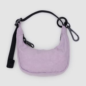 Crescent Bag Charm - Dusty Pink