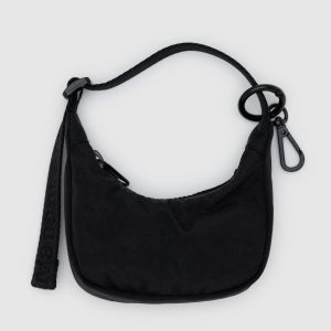 Crescent Bag Charm - Black