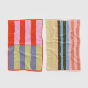 Hand Towel Set of 2 - Pool Stripe Mix