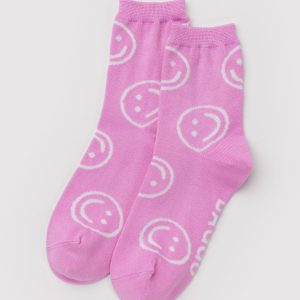 Crew Sock - Pink Happy