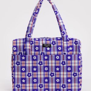 Cloud Carry-on - Market Plaid Blue