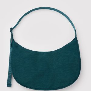 Large Nylon Crescent Bag - Deep Sea