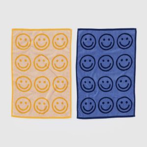 Hand Towel Set of 2 - Happy Blue Marigold