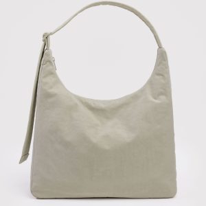 Nylon Shoulder Bag - Celadon