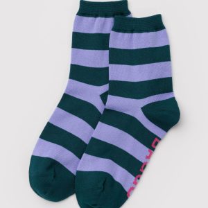 Crew Sock - Malachite Stripe