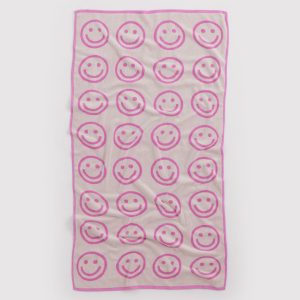 Bath Towel - Happy Pink