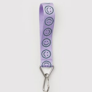 Logo Keychain - Lilac Happy