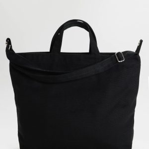 Horizontal Zip Duck Bag - Black