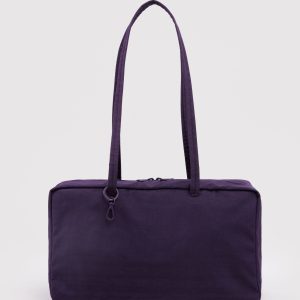 Medium Nylon Bowler Bag - Fig