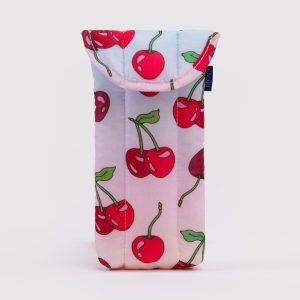 Puffy Glasses Sleeve - Cherries